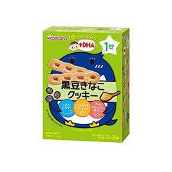 아기과자 1살부터의 과자 +DHA 검은 콩가루 쿠키 (12개월부터~)