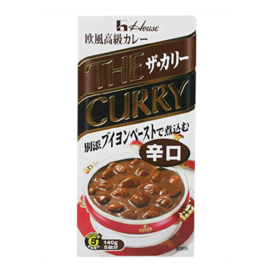 하우스 더커리 고체카레 루 매운맛 140g