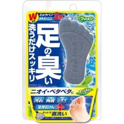 훗토메지 발각질 클리어 비누 (발비누) 그레이 60g