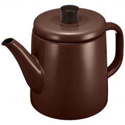 노다 법랑 주전자 1.5L 브라운
