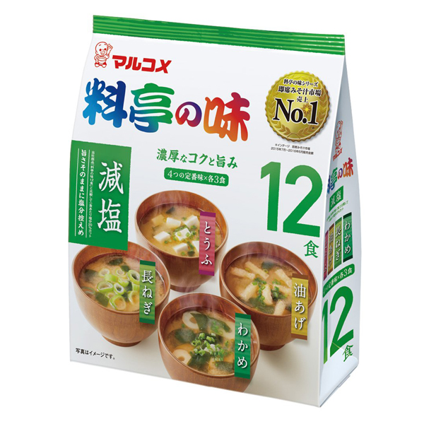 마루코메 요정의 맛 된장국 저염 12식