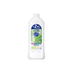 카오 주방세제 큐큣토 클리어 제균 녹차향 리필용 370ml