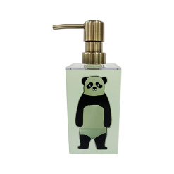 소지의나카지마 거품핸드소프용 스퀘어 디스펜서 자이언트 판다 약360ml