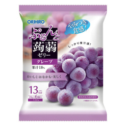 오리히로 곤약젤리 파우치 포도맛 6개입