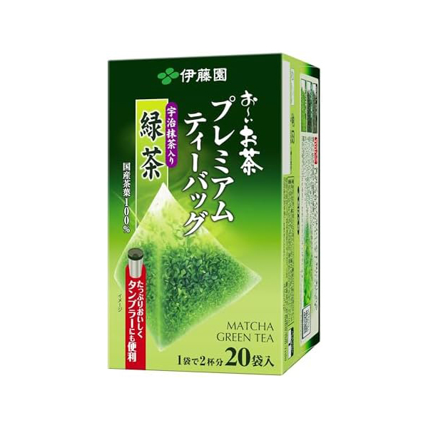 오이오차 프리미엄 녹차 티백 20개입_일본녹차
