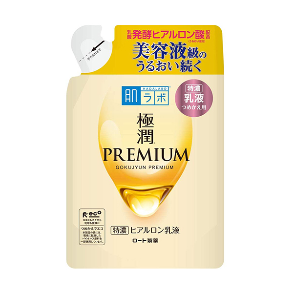 하다라보고쿠쥰프리미엄히알루유액리필140ml