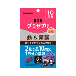 uha 젤리 보충제 철 엽산 20알 10일분