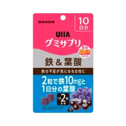uha 젤리 보충제 철 엽산 20알 10일분