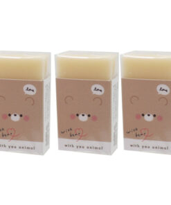 344 베어 결정될 군 지우개 위드 유 동물 곰 3개1세트