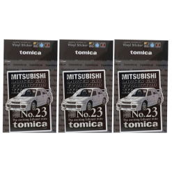 516 tomica 비닐 스티커 미쓰비시 랜서 gsr evolution3 3개1세트