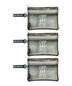 537 디즈니 칩데일 클리어 필통chara stu 3개1세트