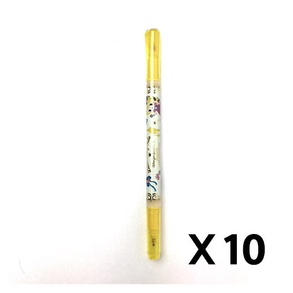 620 리틀 페어리 테일 트윈 마커 옐로우 레몬향 10개1세트