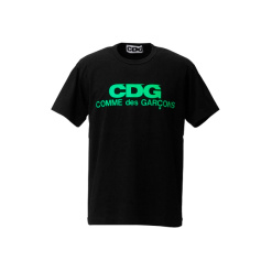 꼼데가르송 반팔티 cdg 로고 남녀공용 면100 티셔츠 일본매장 그린xl