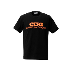 꼼데가르송 반팔티 cdg 로고 남녀공용 면100 티셔츠 일본매장 오렌지xxl
