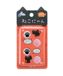 닌텐도 스위치 조이콘 아날로그 스틱 커버 swich joy con switch lite용 cyber 고양이 발바닥 4개 세트흰색