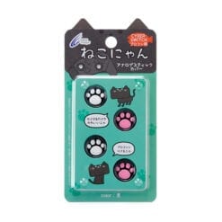 닌텐도 스위치 조이콘 아날로그 스틱 커버 swich pro 컨트롤러용 cyber 아날로그 고양이 발바닥 4개 세트검은색