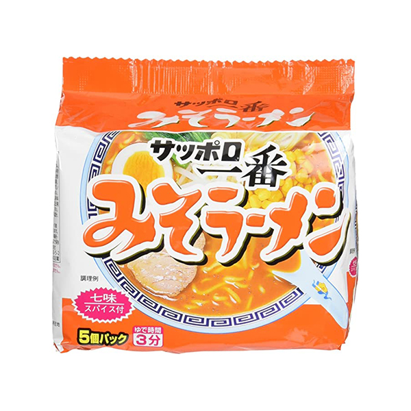 산요식품 삿포로 제일 된장 봉지라면 5개팩