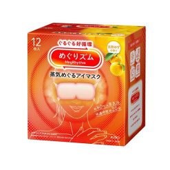 메구리즘 온열 아이마스크 유자향 12매입