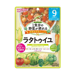 1식분의 야채를 섭취할 수 있는 구구 키친라타투유 100g