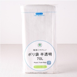 폴리 가방 반투명 70L 10 장