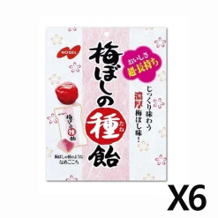 노벨제과 우메보시 타네아메 카라멜 X 6세트