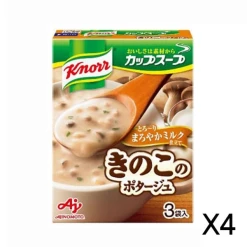 아지노모토「크노르® 컵스프」밀크 버섯 포타주 (3봉) 42.6g X 5세트