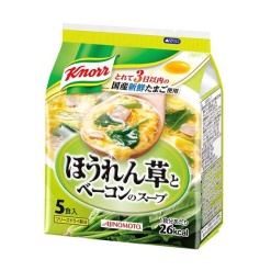 아지노모토「크노르®」시금치 베이컨 스프 5봉 32g