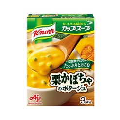 아지노모토「크노르® 컵스프」밤 호박 포타주 (3봉) 56.4g