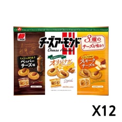 산코제과 3종류 치즈맛 치즈 아몬드（89g） X 12세트