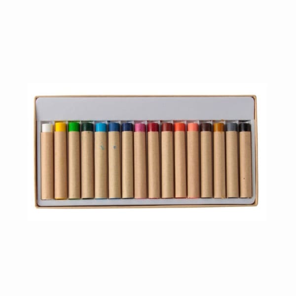 무인양품 패브릭 크레용 16색