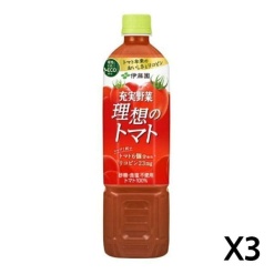 이토엔 충실야채 이상적인 토마토 PET 740g  3  X 세트