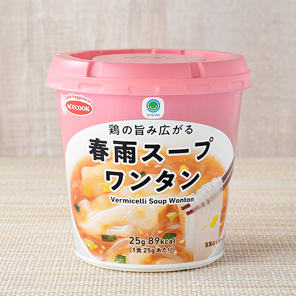 패밀리마트 닭의 감칠맛이 나는 당면 완탕 25g