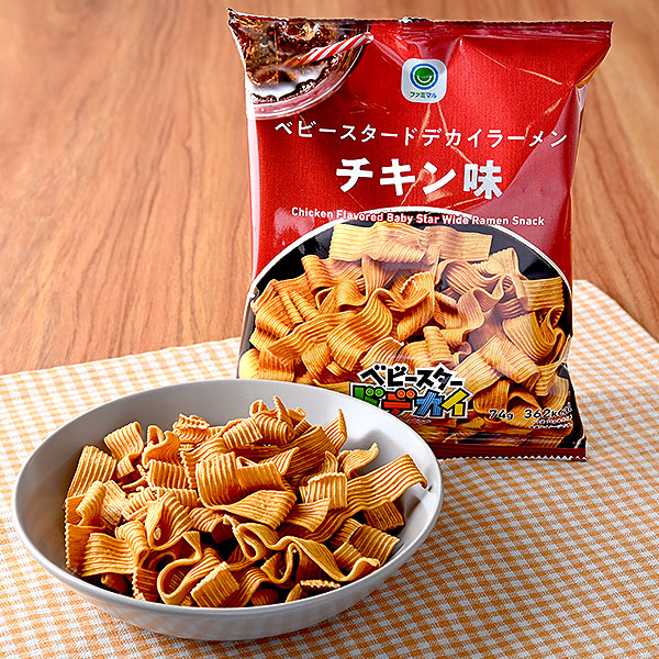 패밀리마트 베이비 스타드 데카이 라멘 치킨 맛 74g