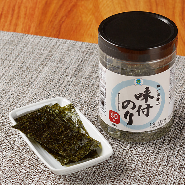 패밀리마트 해산물 풍미의 조미김 25g 10절 60매입