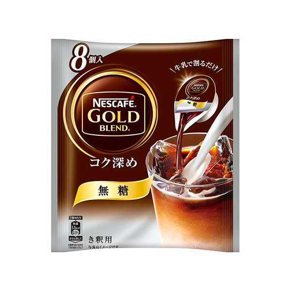 네스카페 골드블렌드 깊이 있는 무설탕 포션 액체커피 7개입