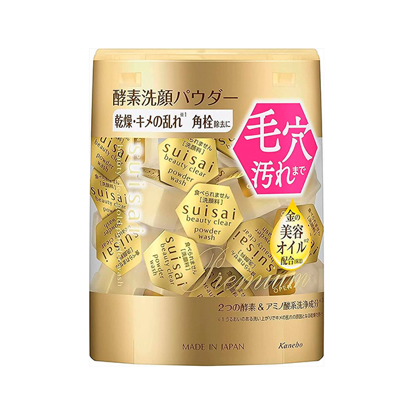 수이사이 뷰티 클리어 골드 파우더워시 32개입 (독자개발 분무기술의 미용오일 배합)