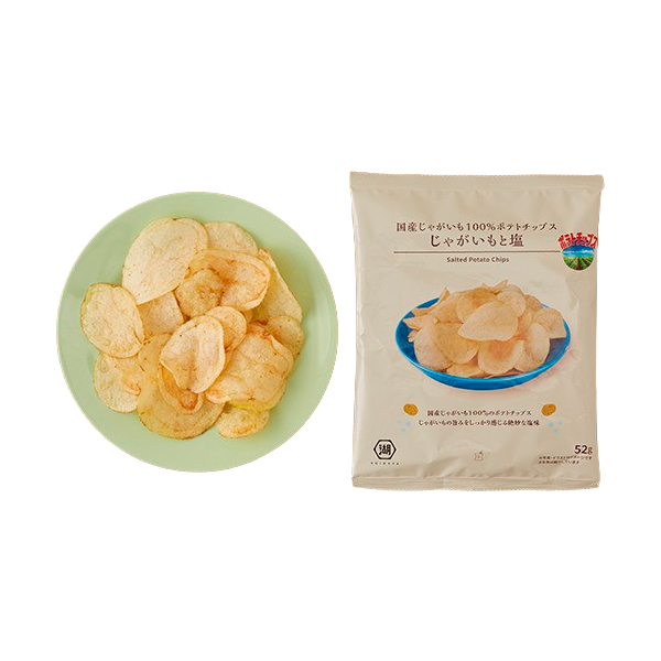 로손 국산 감자를 이용한 포테토칩 소금 맛 52g