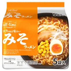 톱 밸류 베스트 프라이스 된장 라멘 88g × 5봉지