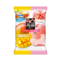 오리히로 곤약젤리 파우치 망고+백도 12개입 240g