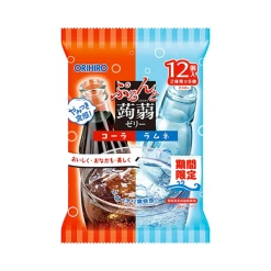 오리히로 곤약젤리 파우치 콜라+라무네 12개입