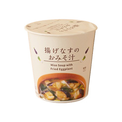로손 튀긴 가지 된장국 컵