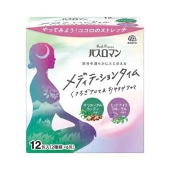 어스제약 바스로망 메디테이션 타임 편안한 휴식 아로마&잘자 아로마 <30g×12포>