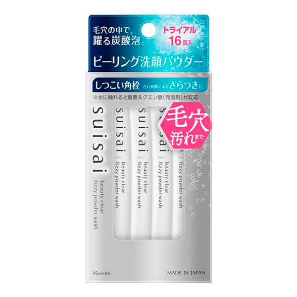 가네보 suisai (수이사이) 뷰티 클리어 필링 파우더 워시 트라이얼 16포 16g