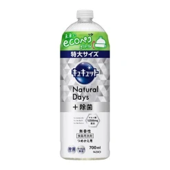 카오 큐큣토 식기용 세제 Natural Days 무향성 리필용 700ml