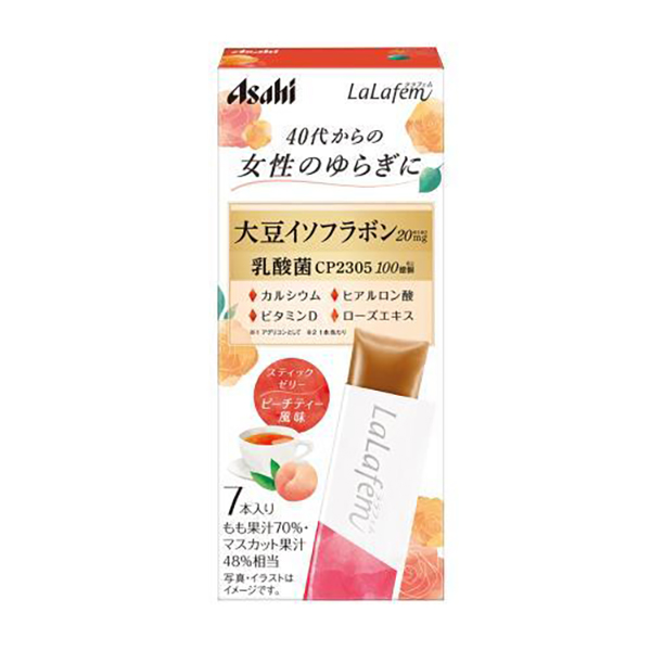 아사히 라라펨 젤리 복숭아티 풍미 10g×7개