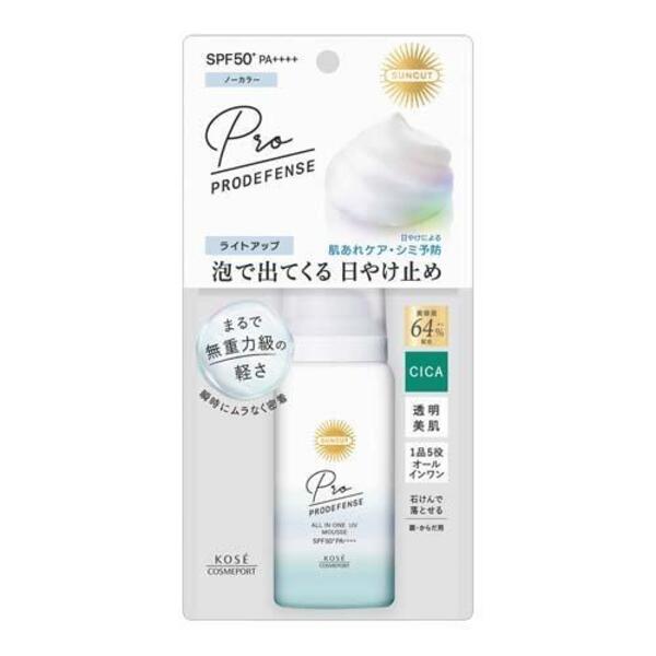 코세 선컷 R 프로 디펜스 올인원 UV 무스 (노컬러/라이트업) 60g