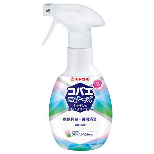 KINCHO 킨초 코바에 코나즈 주방용 스프레이 부패 냄새 억제 플로럴 민트향 <250ml>