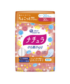 다이오제지 에리엘 내추럴 보송보송 피부 보송 깨끗한물흡수냅킨 20.5cm 30cc 24장
