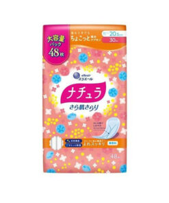 다이오제지 에리엘 내추럴 보송보송 피부 보송 화장 깔끔이 흡수 생리대 20.5cm 30cc 대용량 48매입