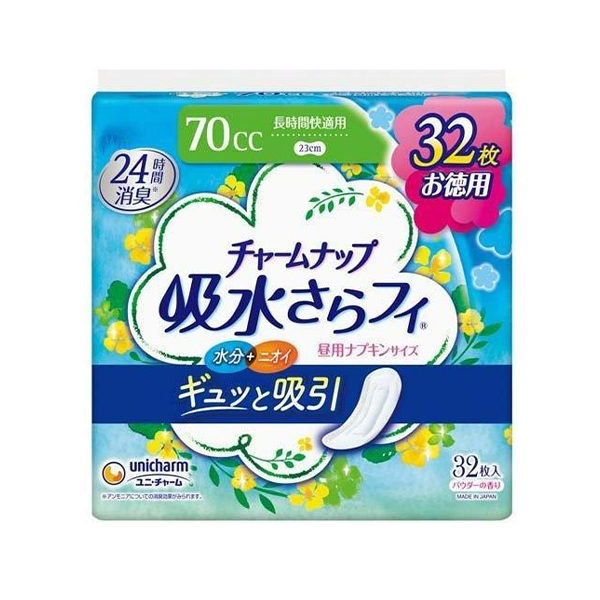 유니참 매력업 장시간 쾌적용 70cc 32장